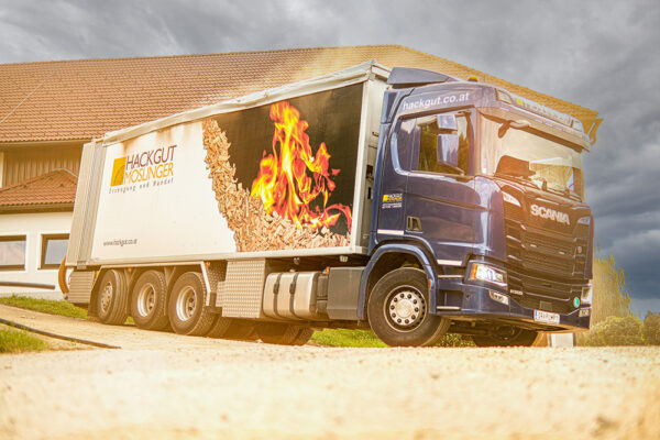 Hackgut Möslinger aus OÖ_Pumpwagen Scania